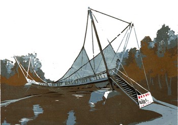  Wackelbrücke · 2011 · 49 × 69 cm · Blatt 1 von 4 