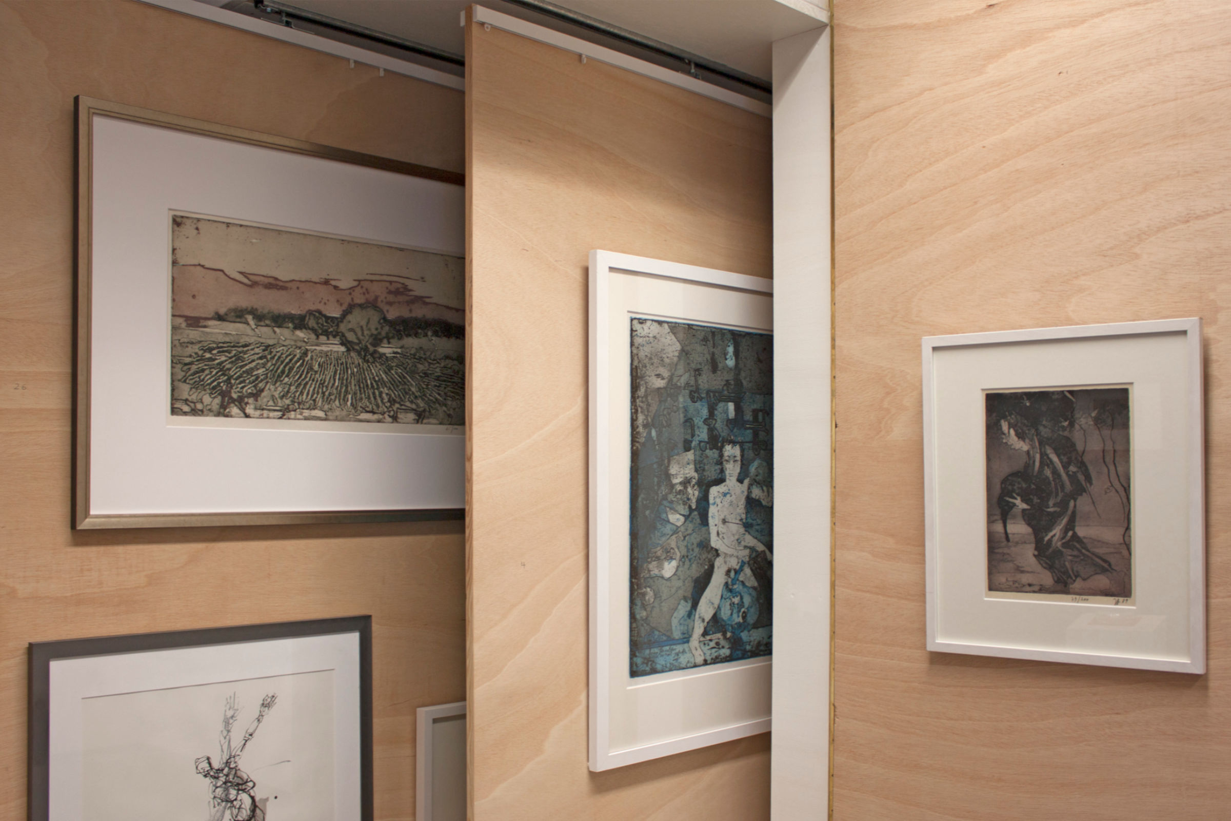 Lagerwände Druckgrafik