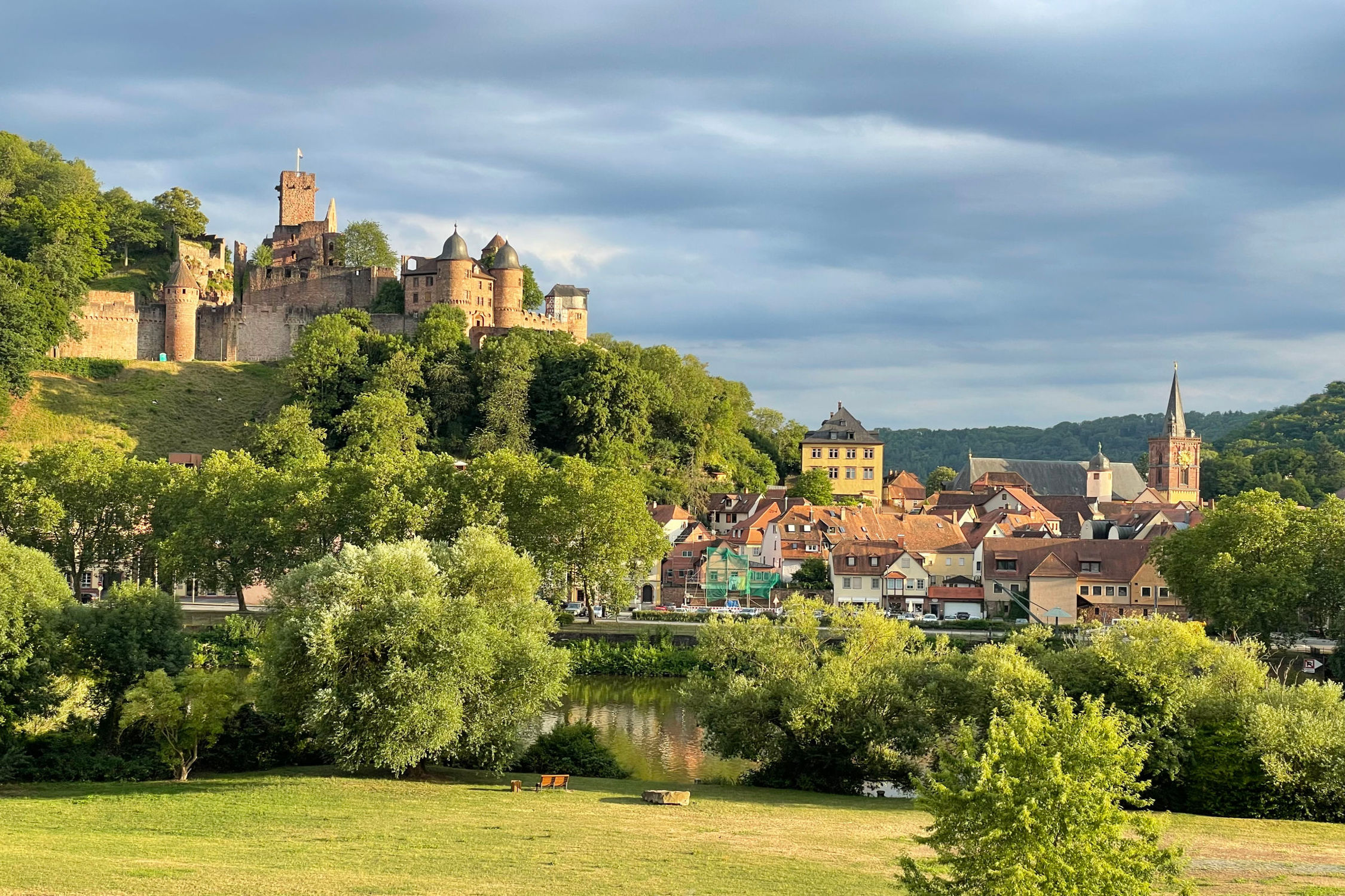 Stadt Wertheim mit Burg