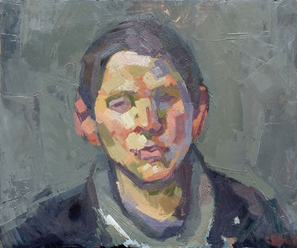 Portrait 35 x 40 cm