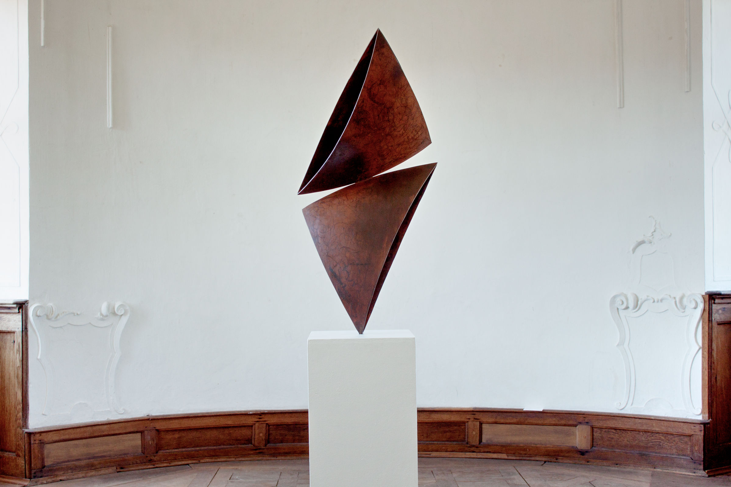 Stahlskulptur von Sebastian Wien